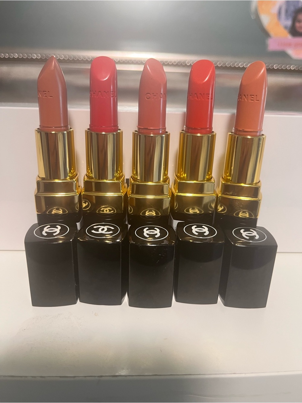 CHANEL Lipstick Collection — Nude, Pink, Coral, Peach, Rose